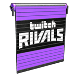 Twitch Rivals Garage Door