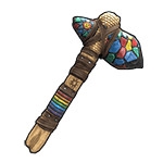 Mosaic Stone Hatchet