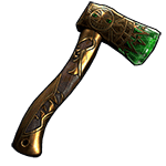 Emerald Relic Hatchet