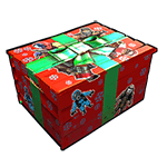 Festive Stickered Storage Box