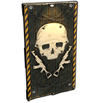 Danger Zone Wooden Door