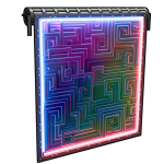 Neon Bismuth Garage Door