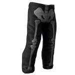 Skeleton Costume Burlap Pants