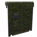 Cobalt Jungle Container Garage Door