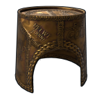 Gold Chains Bucket Helmet